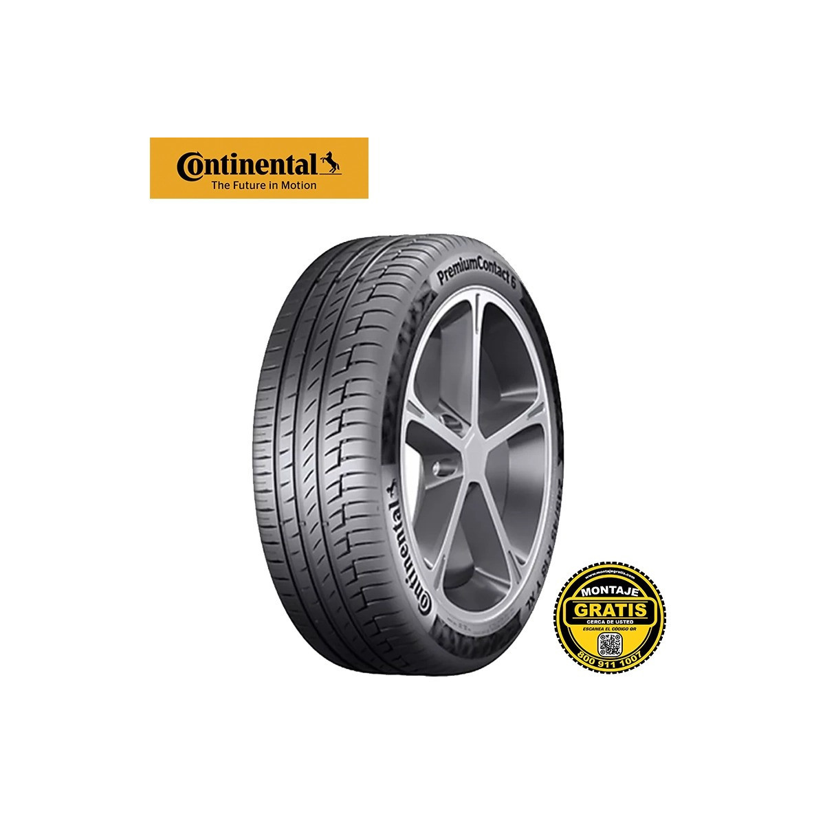 LLANTA CONTINENTAL PREMIUM CONTACT 6 205/55R16 91V